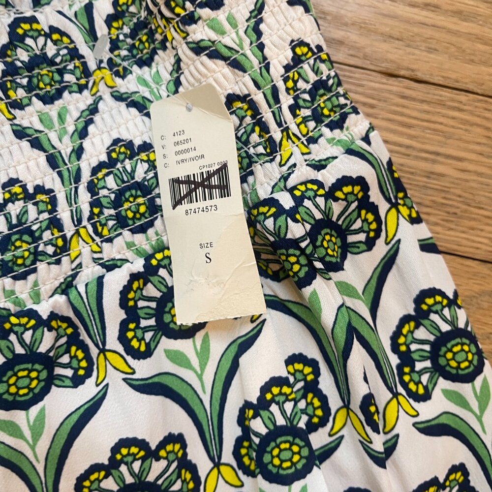 088 Anthropologie The Saria Smocked Wide-Leg Pants by Maeve NWT Size Small - Picture 7 of 7